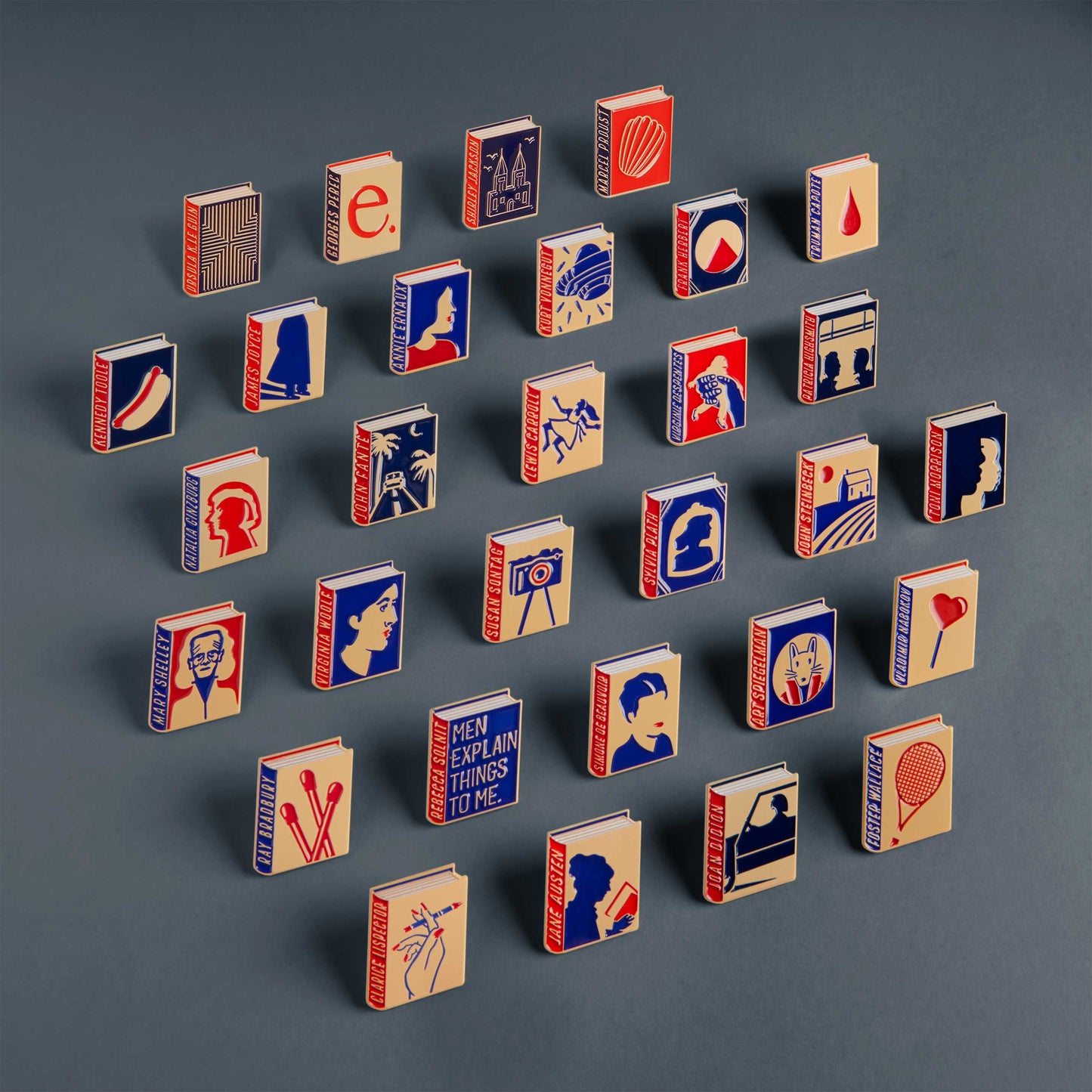 Marcel Proust Book Pin