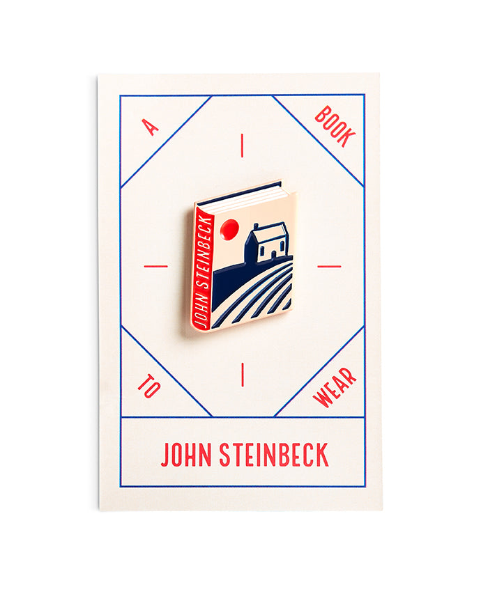 John Steinbeck Book Pin Collection, Enamel Pin Books, Product Wholesale for Bookstores and Bookshops by Judy Kaufmann