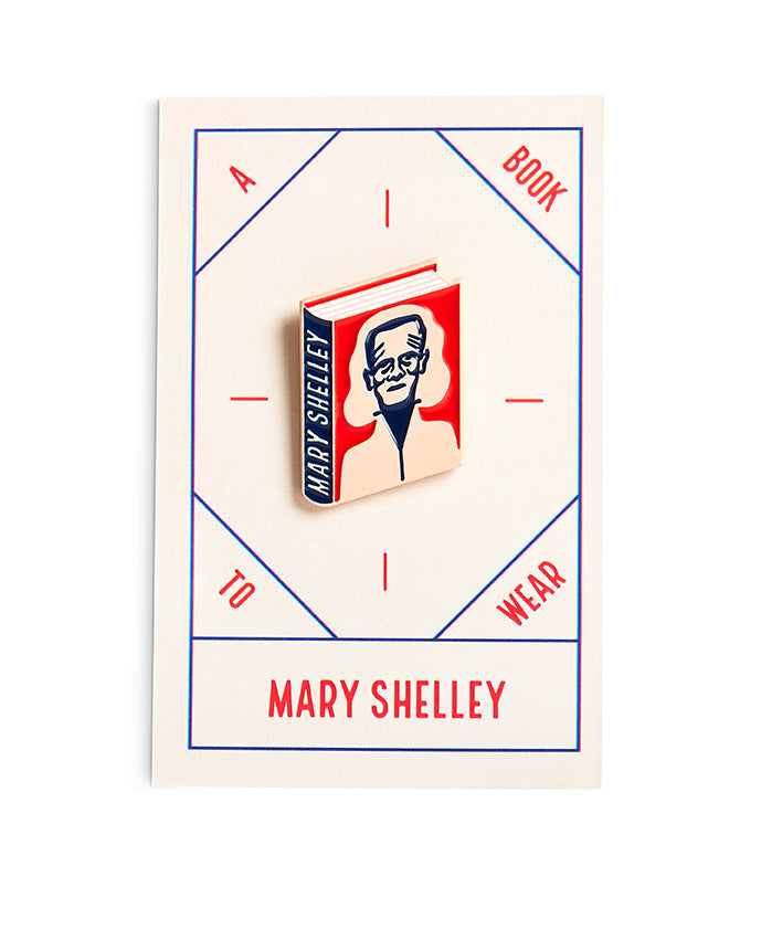Mary Shelley Book Pin Collection, Frankenstein Enamel Pin Books, Product Wholesale for Bookstores and Bookshops by Judy Kaufmann