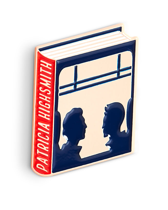 Patricia Highsmith Book Pin Collection, Enamel Pin Books, Product Wholesale for Bookstores and Bookshops by Judy Kaufmann