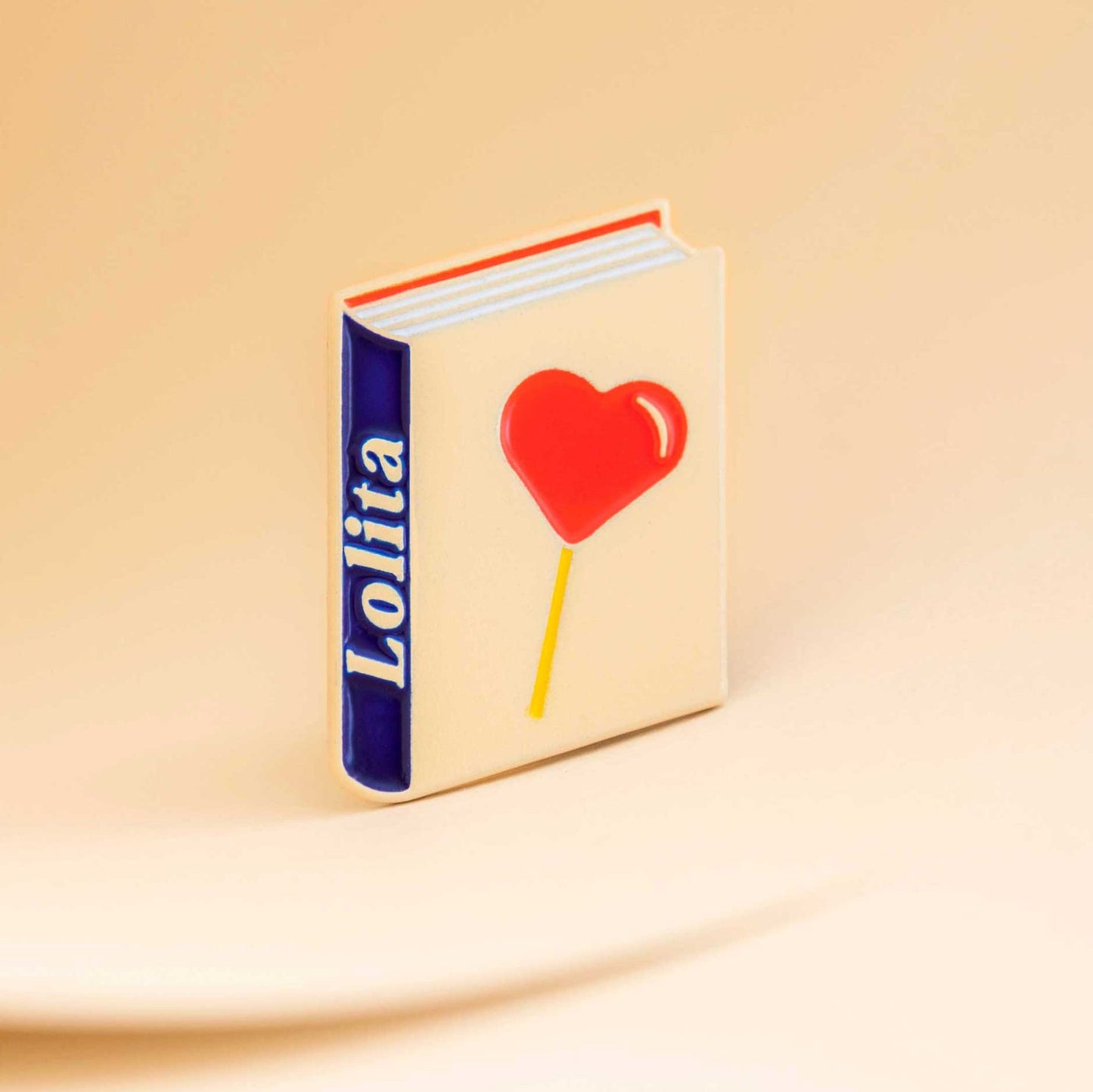 Lolita Book by Vladimir Nabokov Enamel Pin by Judy Kaufmann