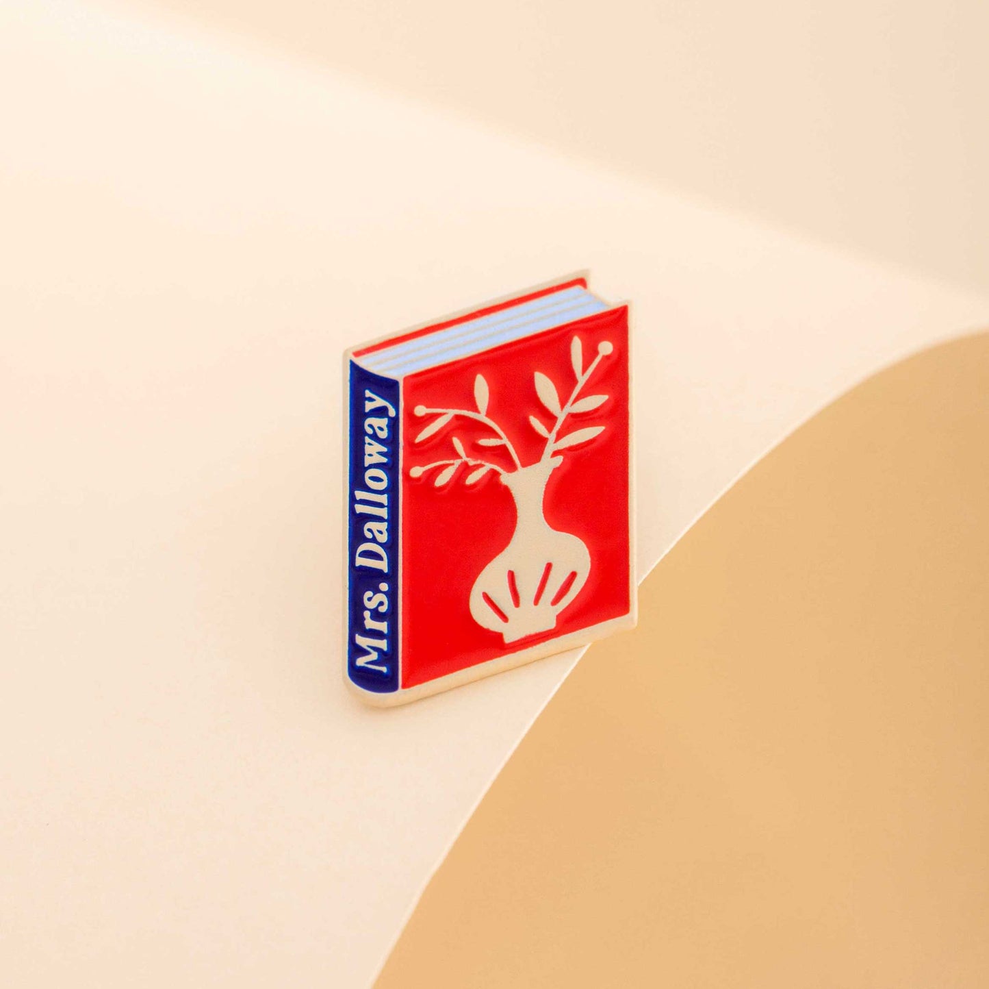 Mrs. Dalloway Book by Virginia Woolf Enamel Pin by Judykaufmann