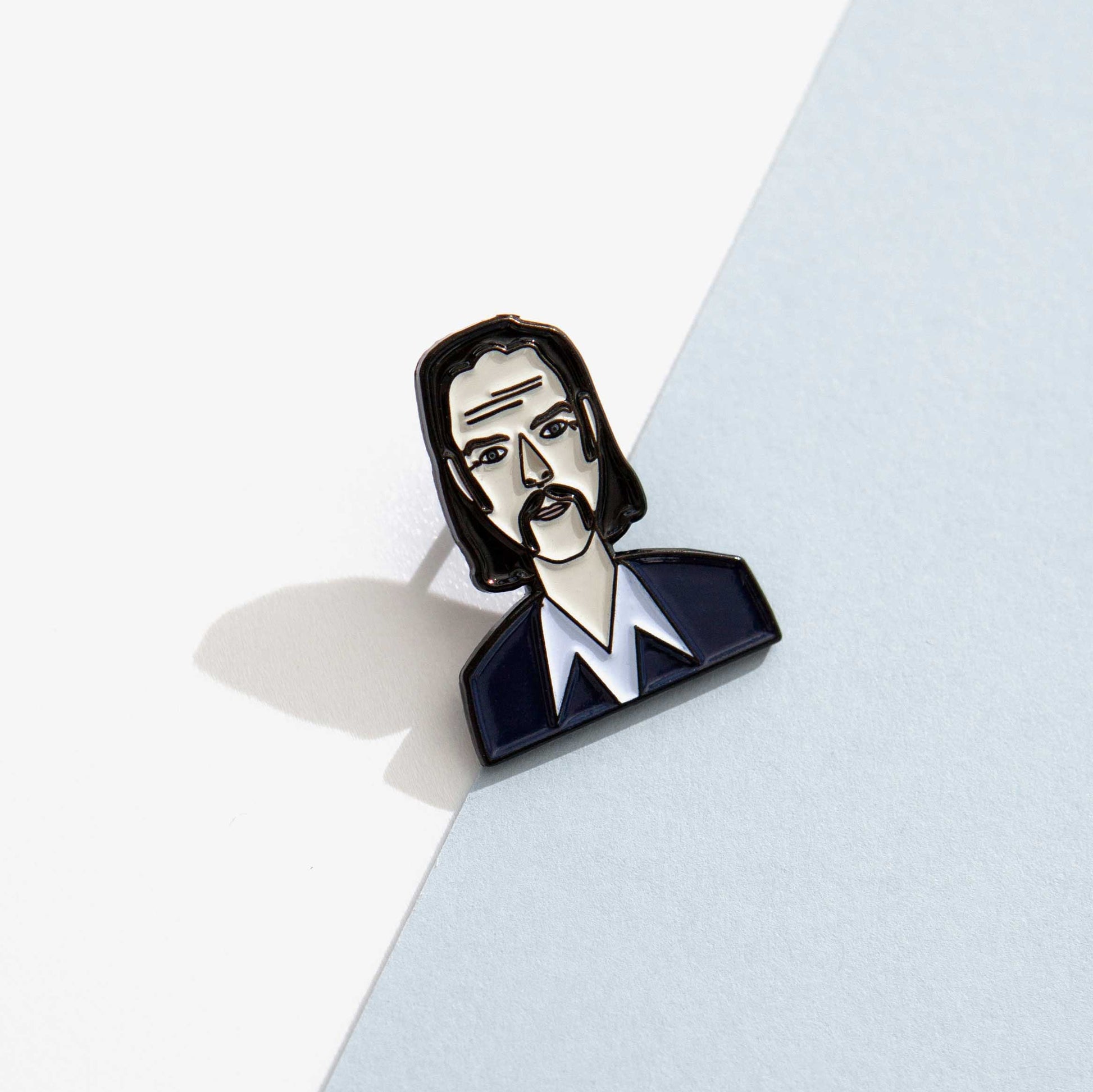Nick Cave Enamel Pin by Judy Kaufmann