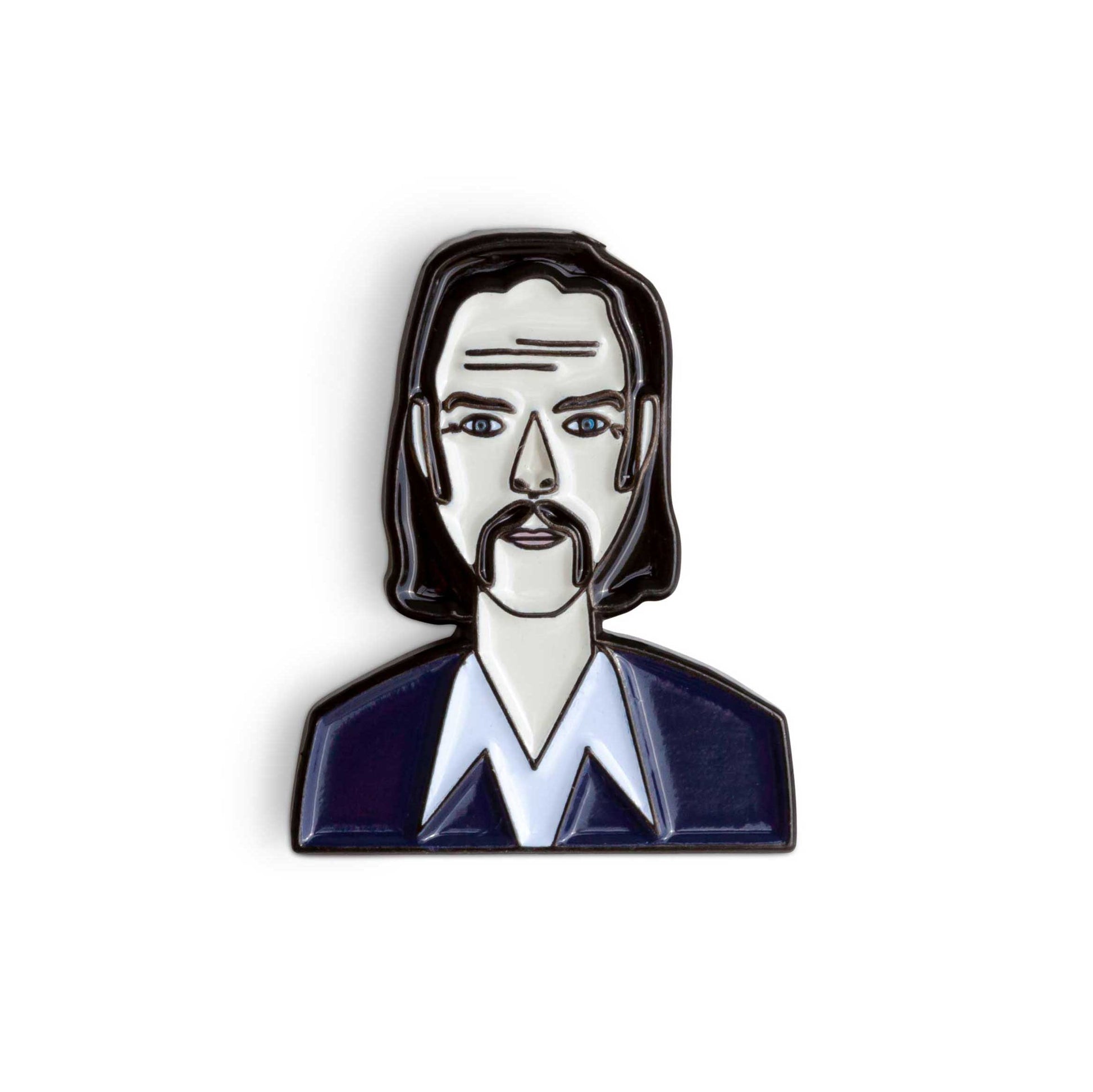 Nick Cave Enamel Pin by Judy Kaufmann