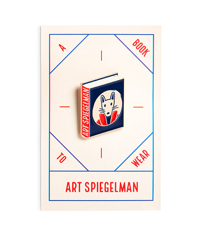 Art Spiegelman Book Pin Collection, Maus Enamel Pin Books, Product Wholesale for Bookstores and Bookshops by Judy Kaufmann
