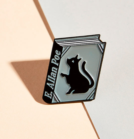 The Black Cat Book Pin by E. Allan Poe