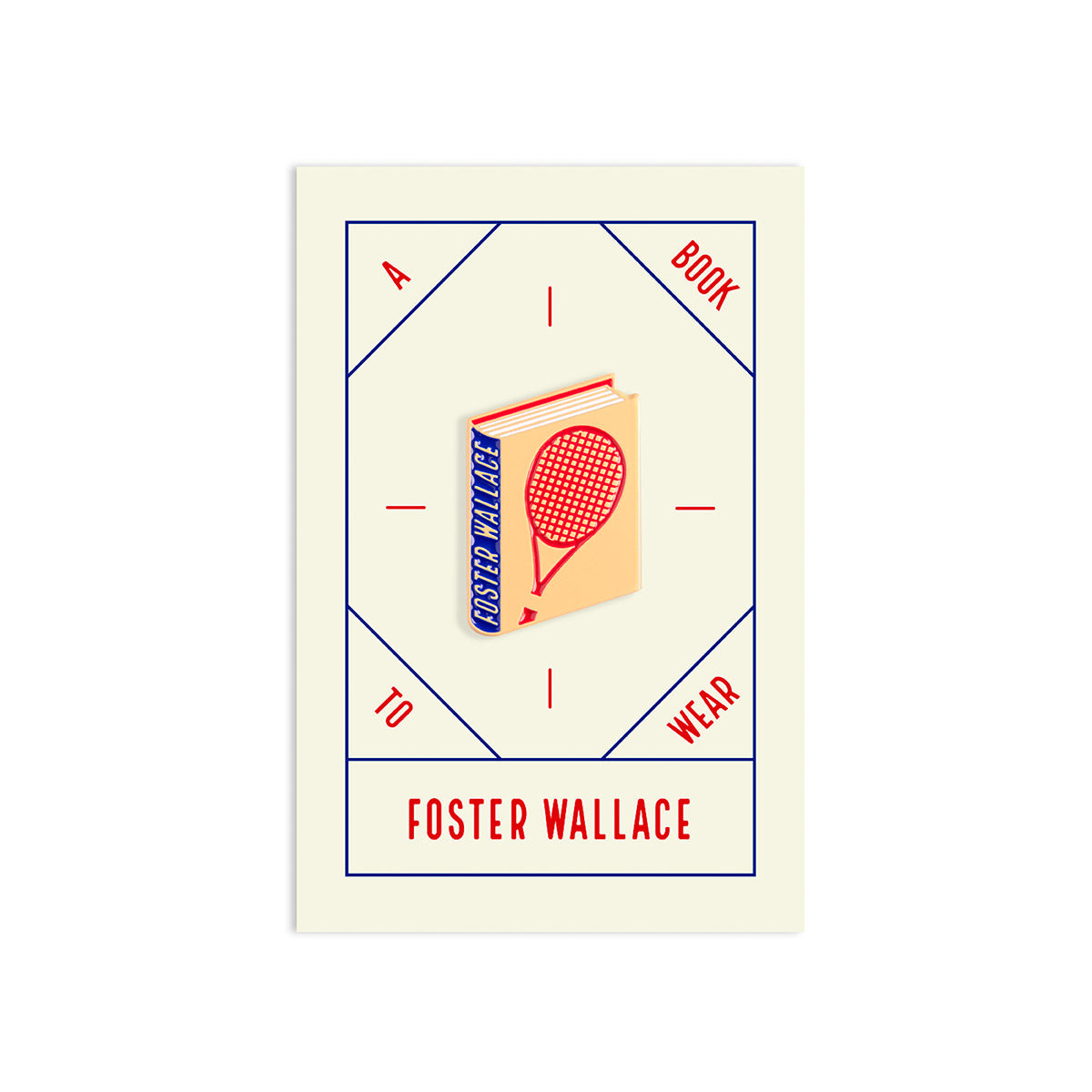 David Foster Wallace Book Pin