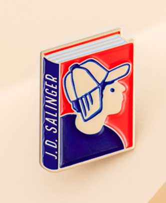 J. D. Salinger Book Pin