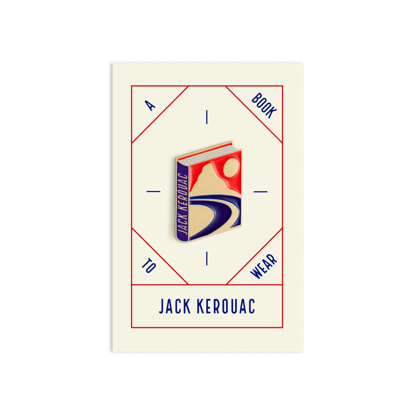 Jack Kerouac Book Pin