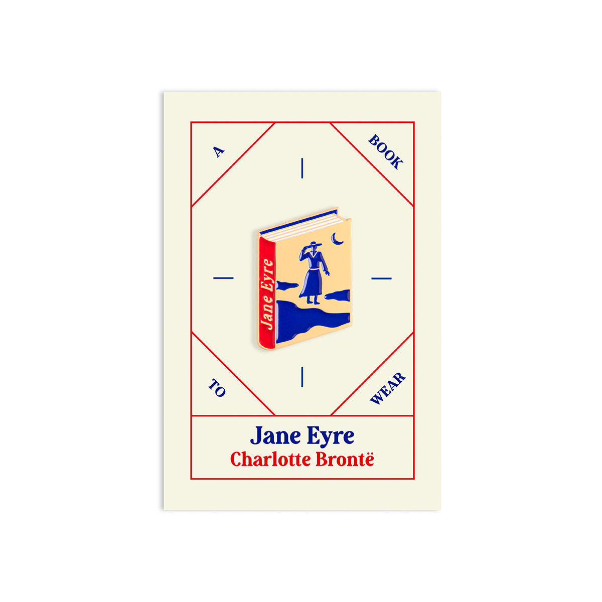 Jane Eyre by Charlotte Brontë Book Pin