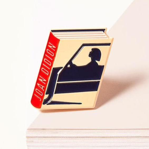 Joan Didion Book Pin