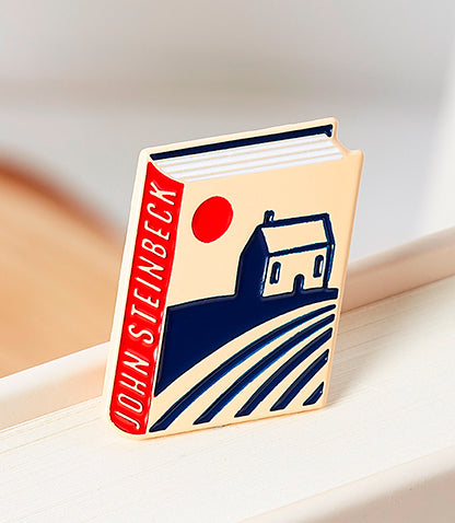 John Steinbeck Book Pin