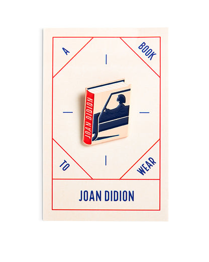 Joan Didion Book Pin Collection,  Enamel Pin Books, Product Wholesale for Bookstores and Bookshops by Judy Kaufmann
