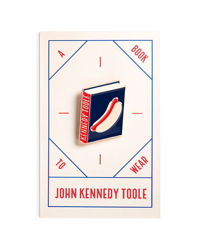 John Kennedy Toole Book Pin Collection, A confederacy of dunces Enamel Pin Books, Product Wholesale for Bookstores and Bookshops by Judy Kaufmann
