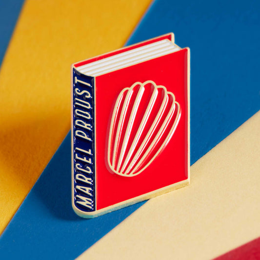 Marcel Proust Book Pin