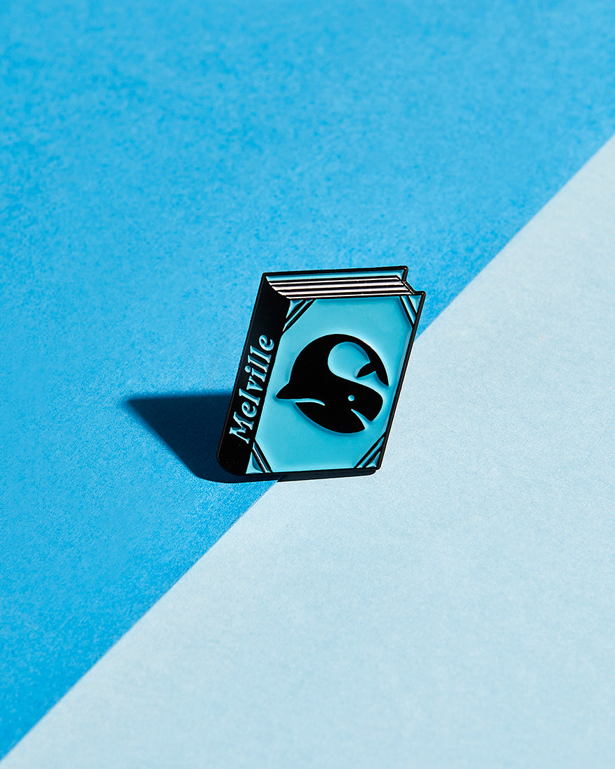 Moby Dick Book Pin by Herman Melville