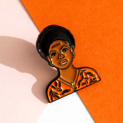 Nina Enamel Icon Pin