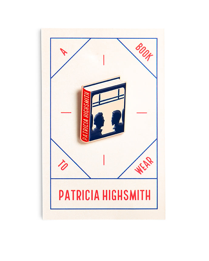 Patricia Highsmith Book Pin Collection, Enamel Pin Books, Product Wholesale for Bookstores and Bookshops by Judy Kaufmann
