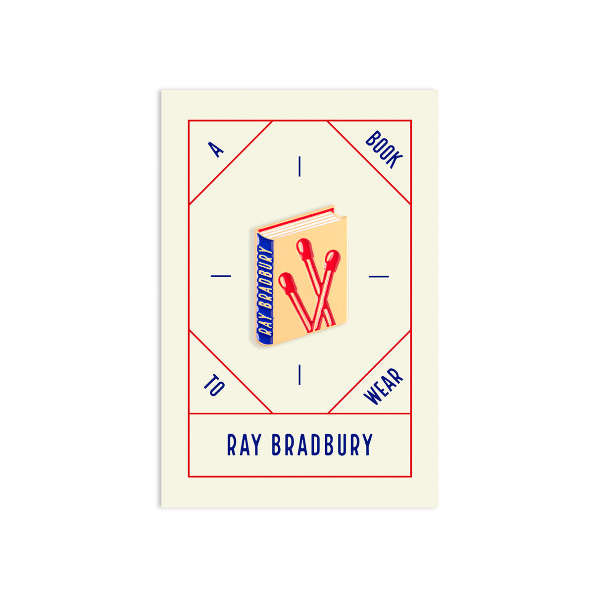 Ray Bradbury Book Pin
