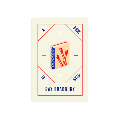 Ray Bradbury Book Pin