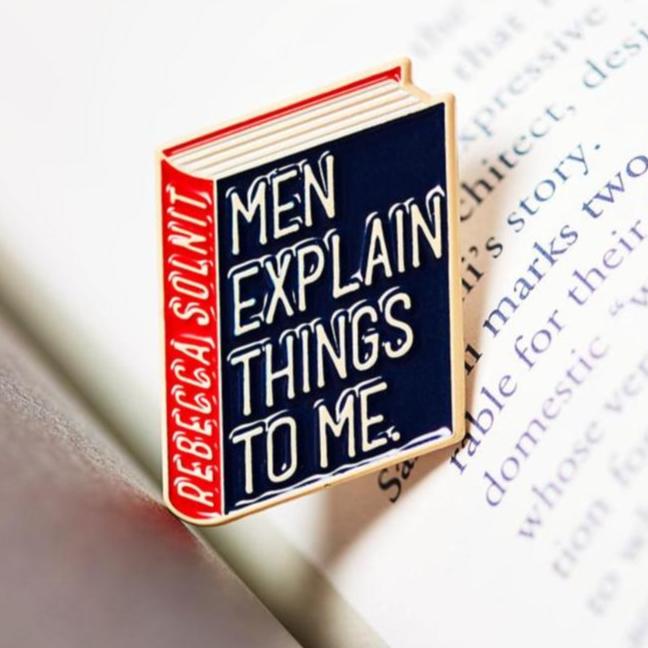 B2B - Rebecca Solnit Book Pin