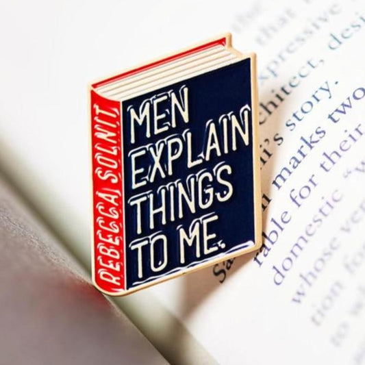 B2B - Rebecca Solnit Book Pin