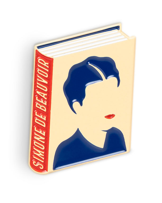 Simone de Beauvoir Enamel Pin