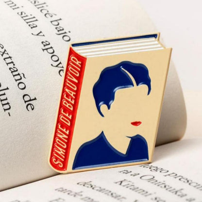 Simone de Beauvoir Enamel Pin