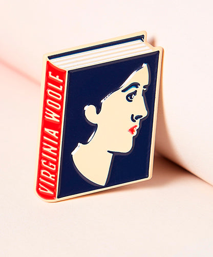 Virginia Woolf Book Pin