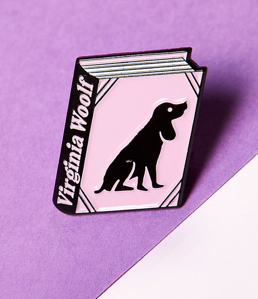 Flush Book Pin by Virginia Woolf