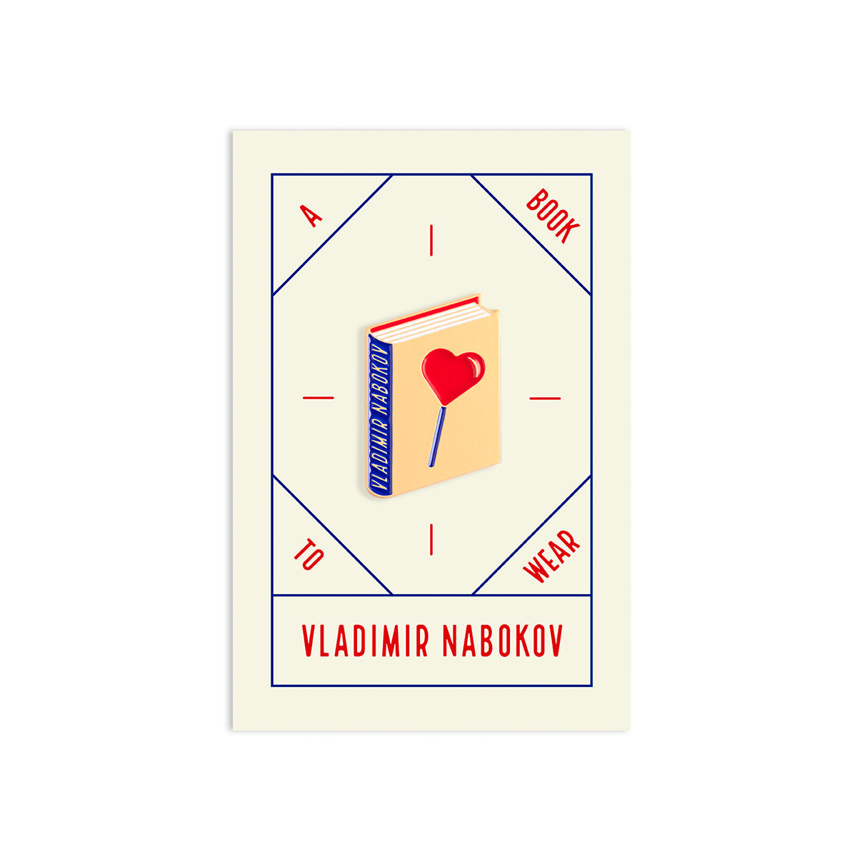 Vladimir Nabokov Book Pin