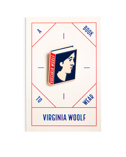 Virginia Woolf Book Pin Collection, Enamel Pin Books, Product Wholesale for Bookstores and Bookshops
