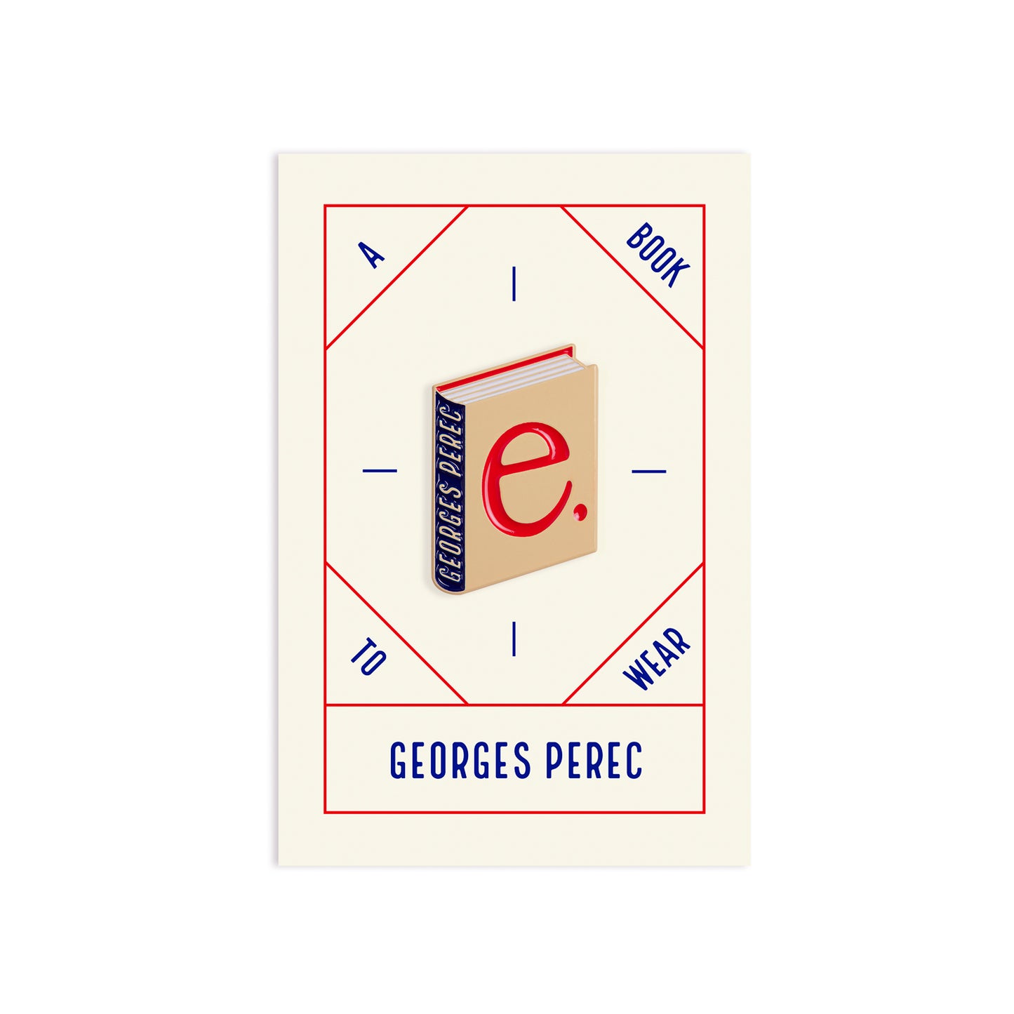Georges Perec Book Pin