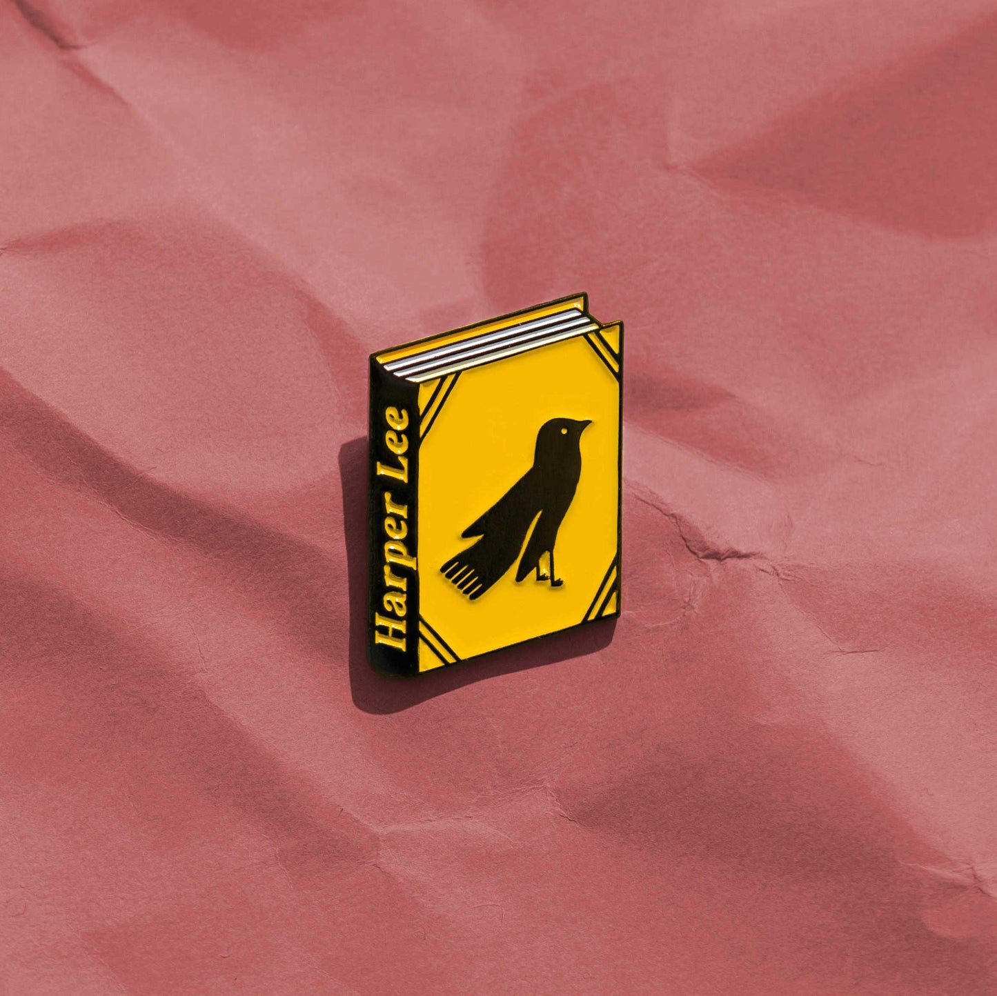 To Kill a Mockingbird Book by Harper Lee Enamel Pin by Judy Kaufmann