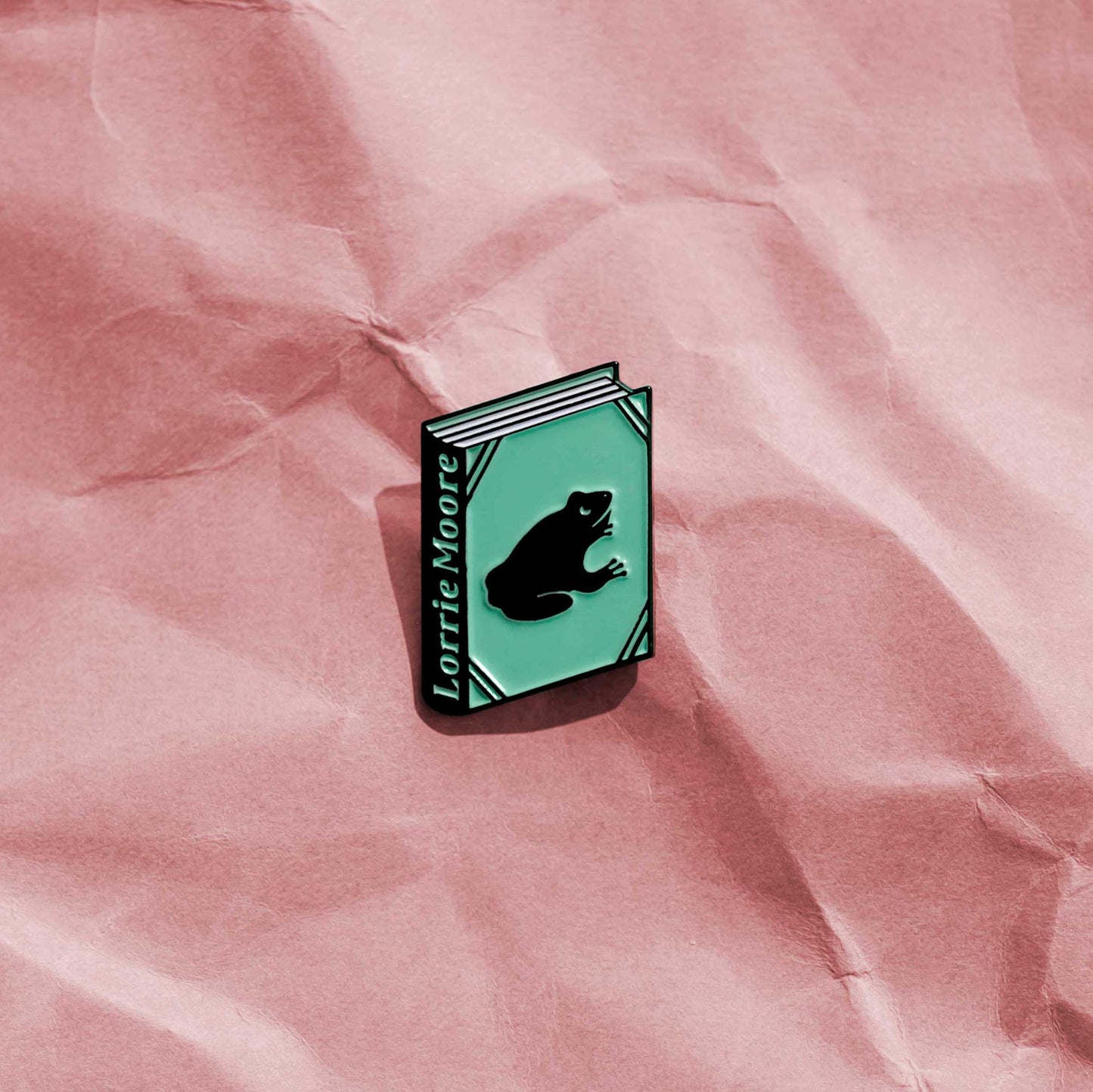 Who Will Run the Frog Hospital? Book by Lorrie Moore Enamel Pin by Judy Kaufmann