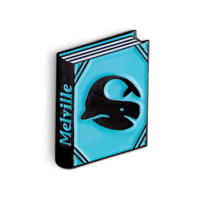 Moby Dick Book by Herman Melville Enamel Pin by Judy Kaufmann