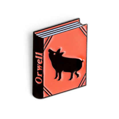 Animal Farm Book by George Orwell Enamel Pin by Judy Kaufmann