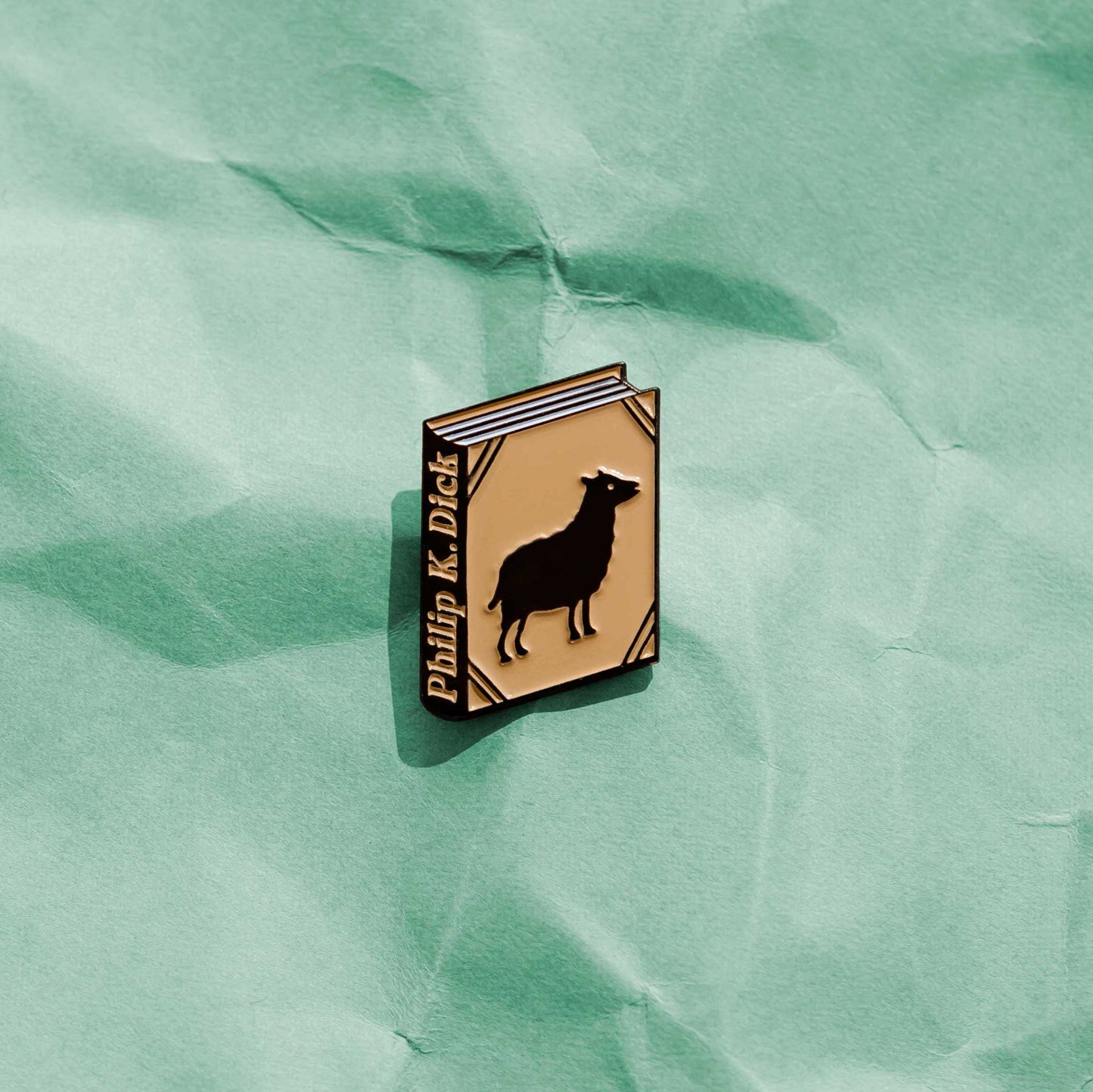 Do Androids Dream of Electric Sheep? Book by Philip K. Dick Enamel Pin by Judy Kaufmann