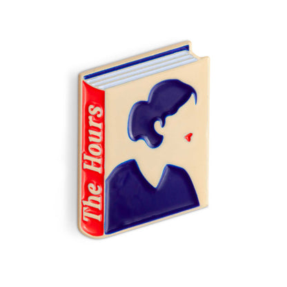 The Hours Book by Michael Cunningham Enamel Pin by Judy Kaufmann